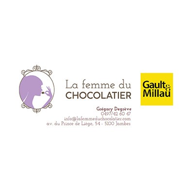 Logo de La Femme du Chocolatier sur Jambes